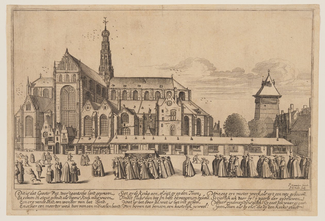 A Haarlemi Szent Bavo-templom alkotó: Jan van de Velde II