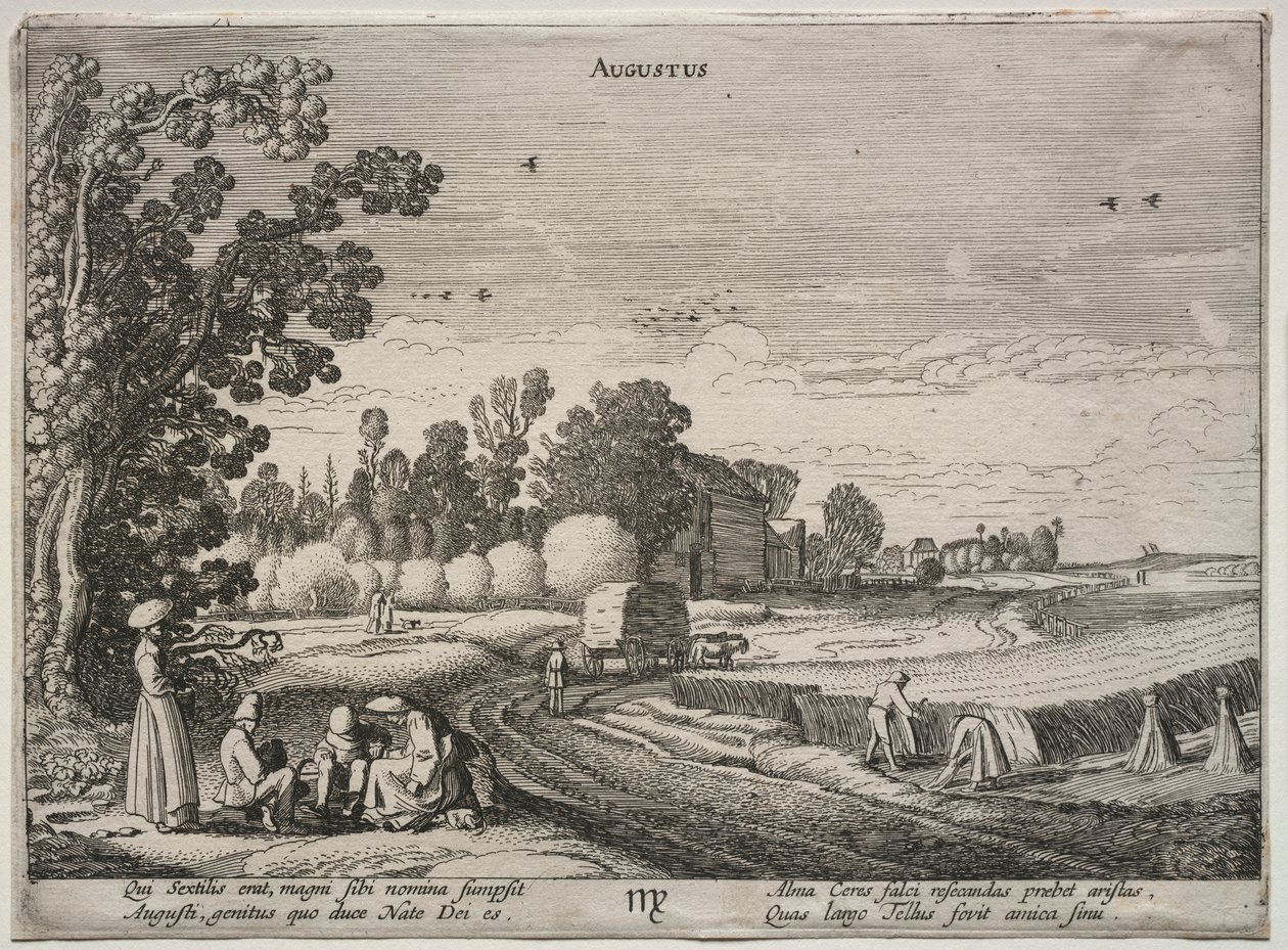 A tizenkét hónap: augusztus alkotó: Jan van de Velde II