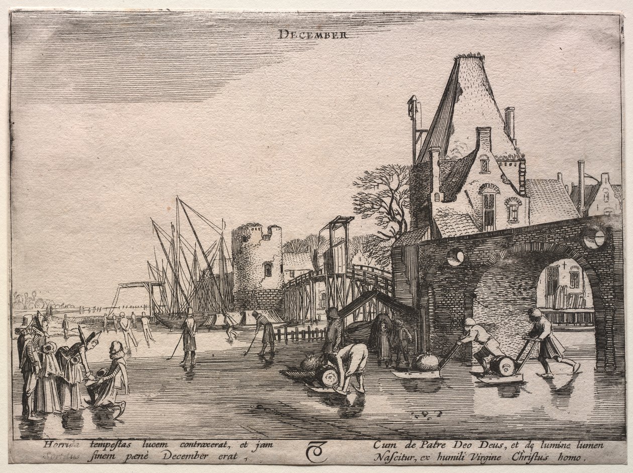 A tizenkét hónap: december alkotó: Jan van de Velde II