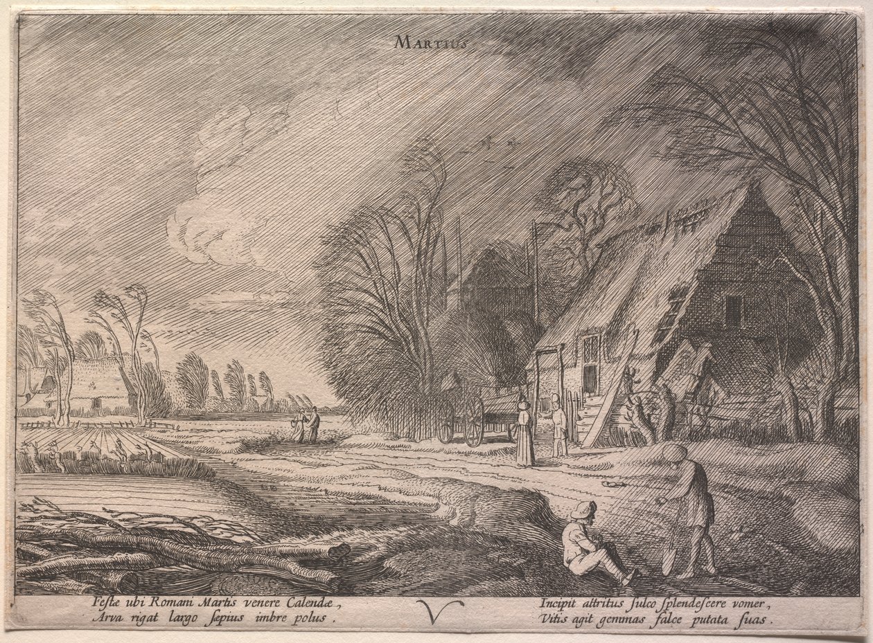 A tizenkét hónap: március alkotó: Jan van de Velde II
