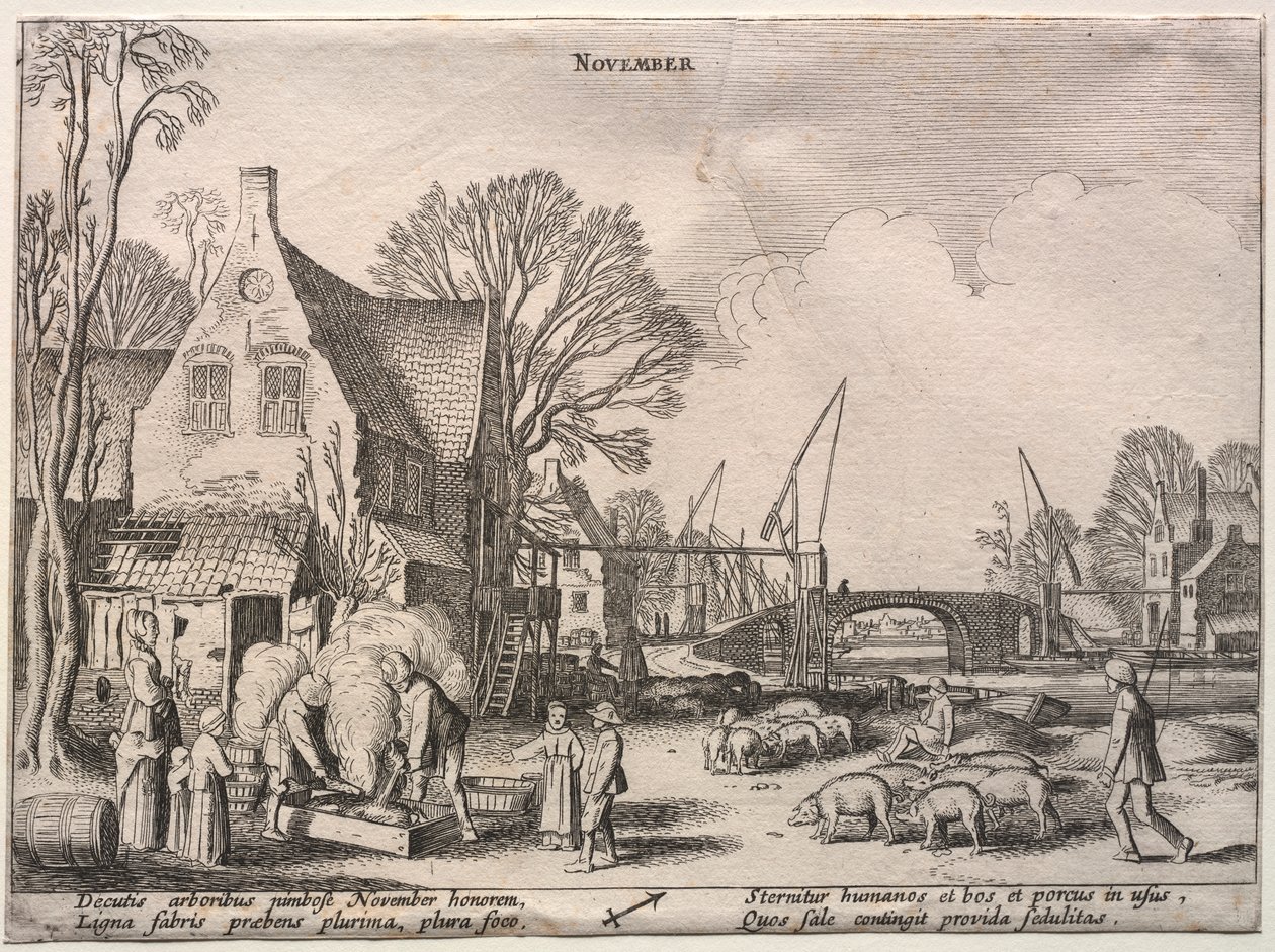 A tizenkét hónap: november alkotó: Jan van de Velde II