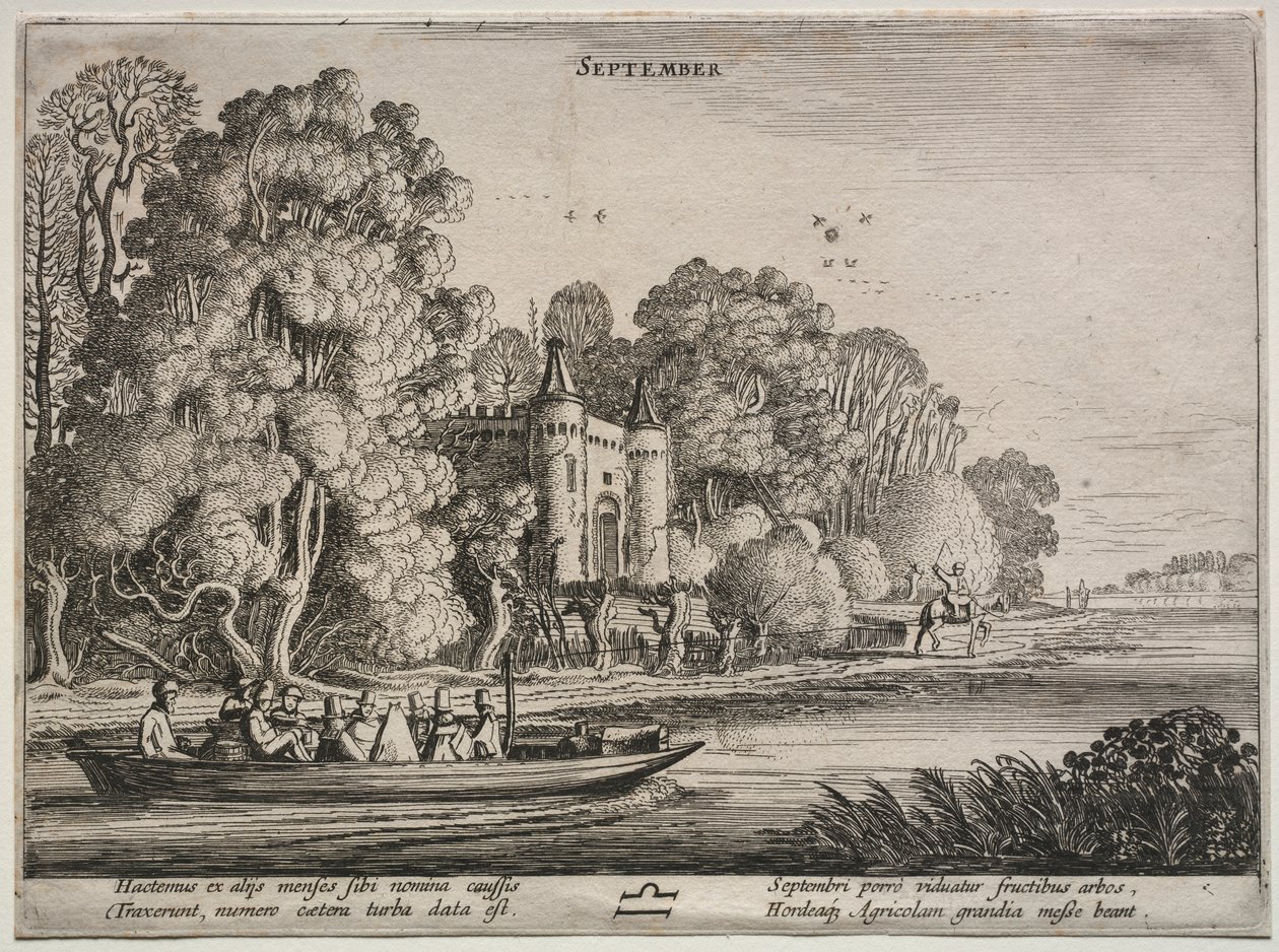 A tizenkét hónap: szeptember alkotó: Jan van de Velde II