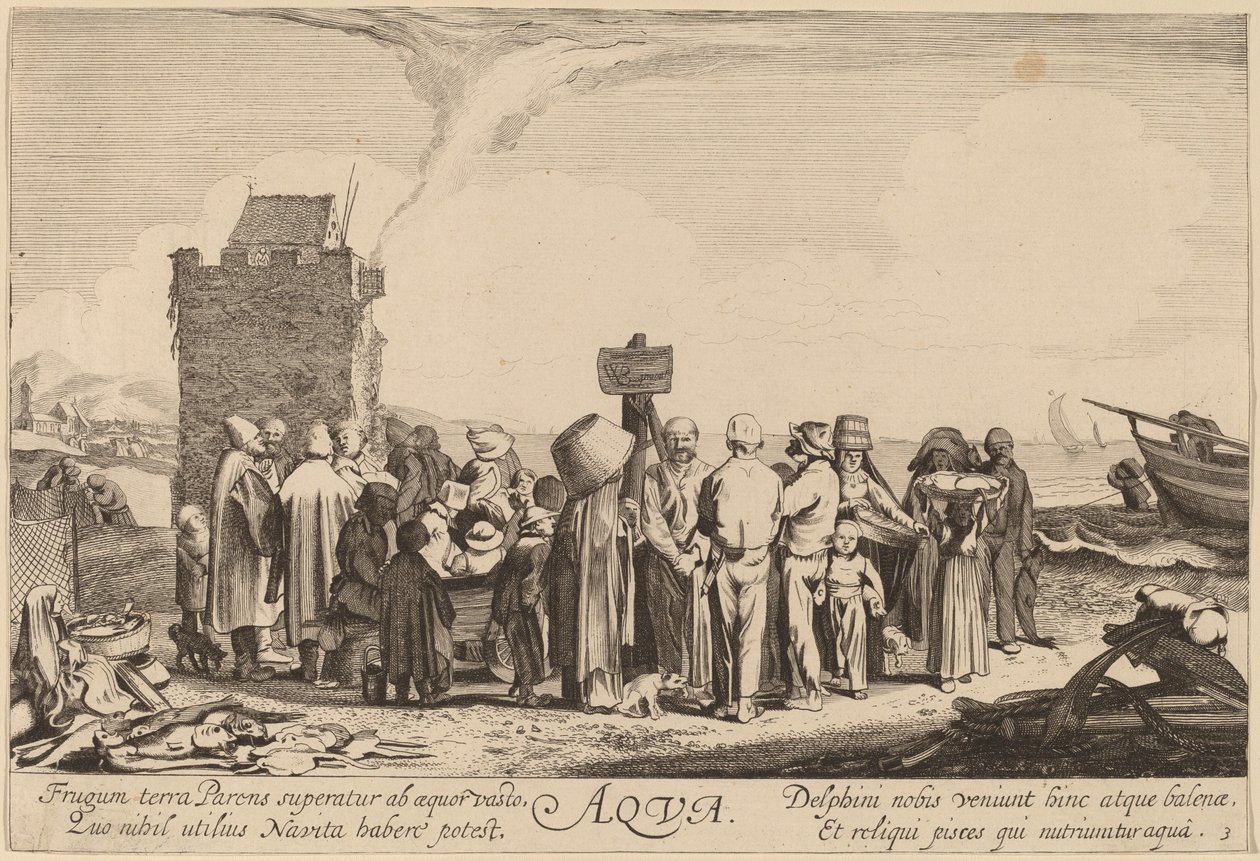 Víz alkotó: Jan van de Velde II after Willem Buytewech