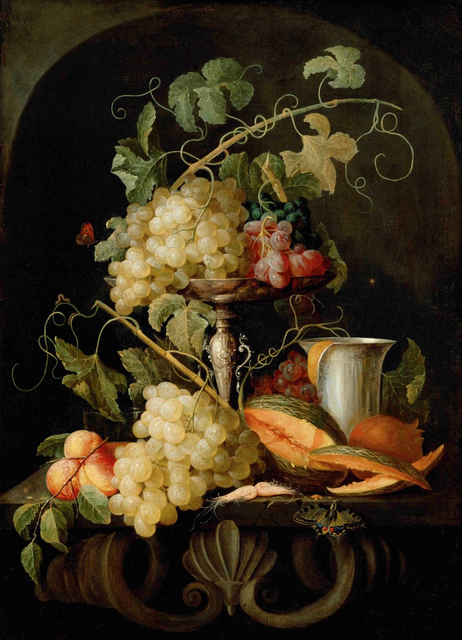 Csendélet gyümölccsel, 1650-1660. alkotó: Jan van den Hecke