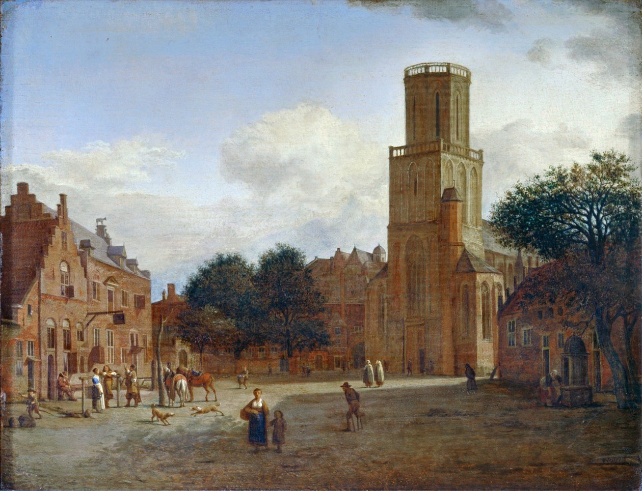 Szent Aldegonde templom Emmerichben - ... alkotó: Jan van der (manner of) Heyden