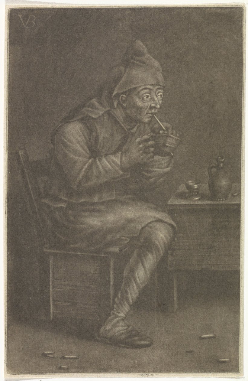 Az ember meggyújtja a pipáját alkotó: Jan van der Bruggen