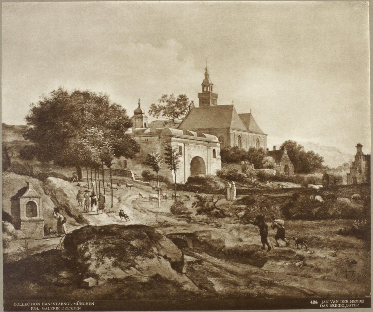 Holland: Kolostor a tájban Kolostor a tájban alkotó: Jan van der Heyden