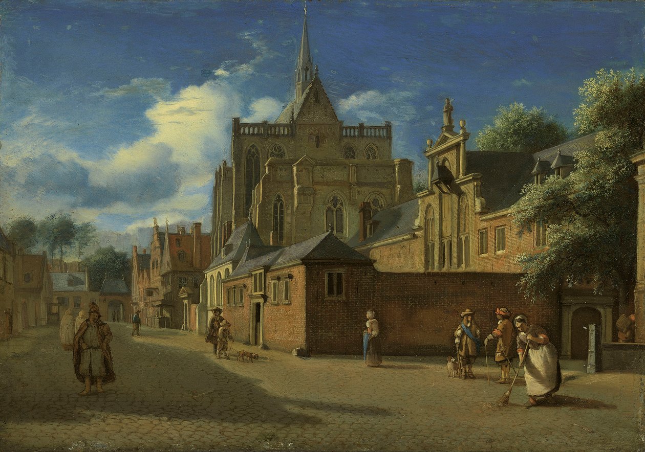 A Dom és a Domhof, Köln alkotó: Jan van der Heyden