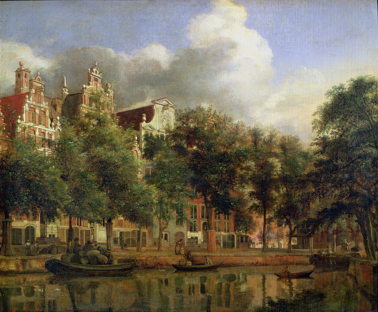 A Herengracht, Amszterdam alkotó: Jan van der Heyden