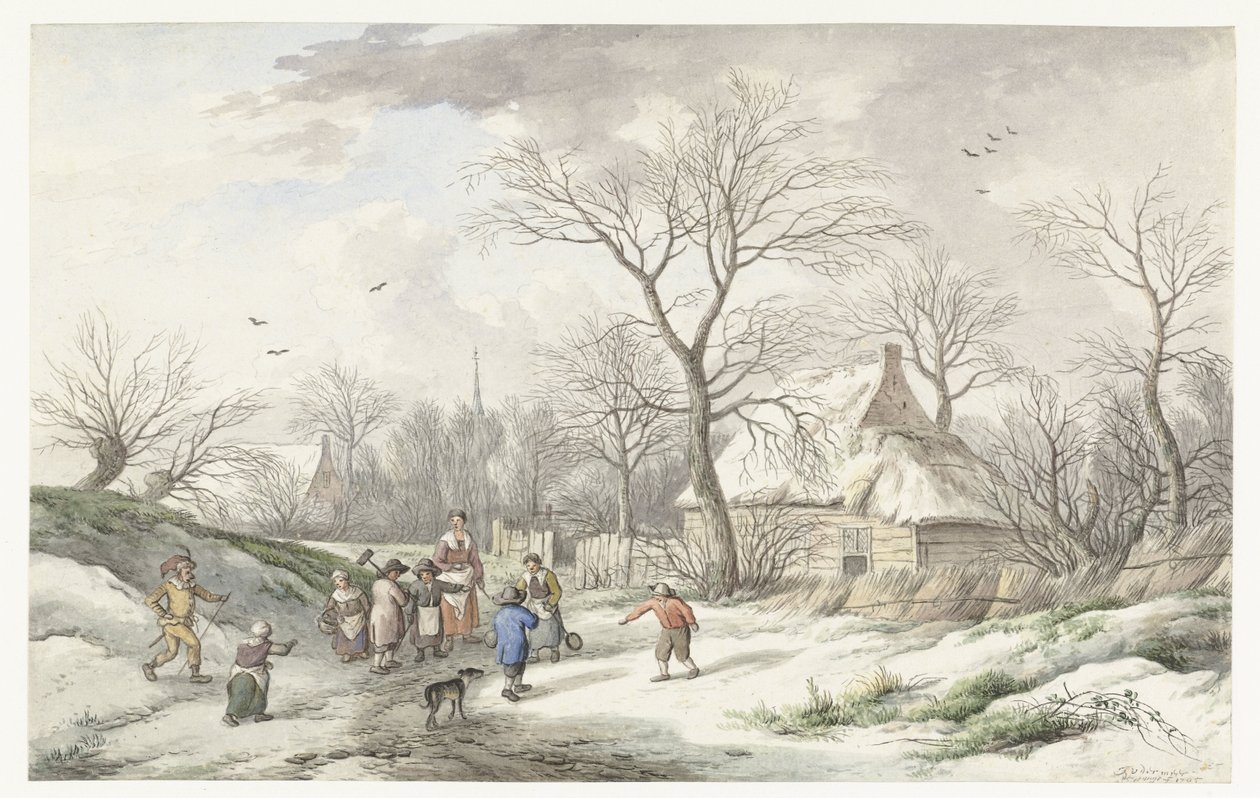 Tél: Gyülekező húshagyókeddre alkotó: Jan van der Meer (II)