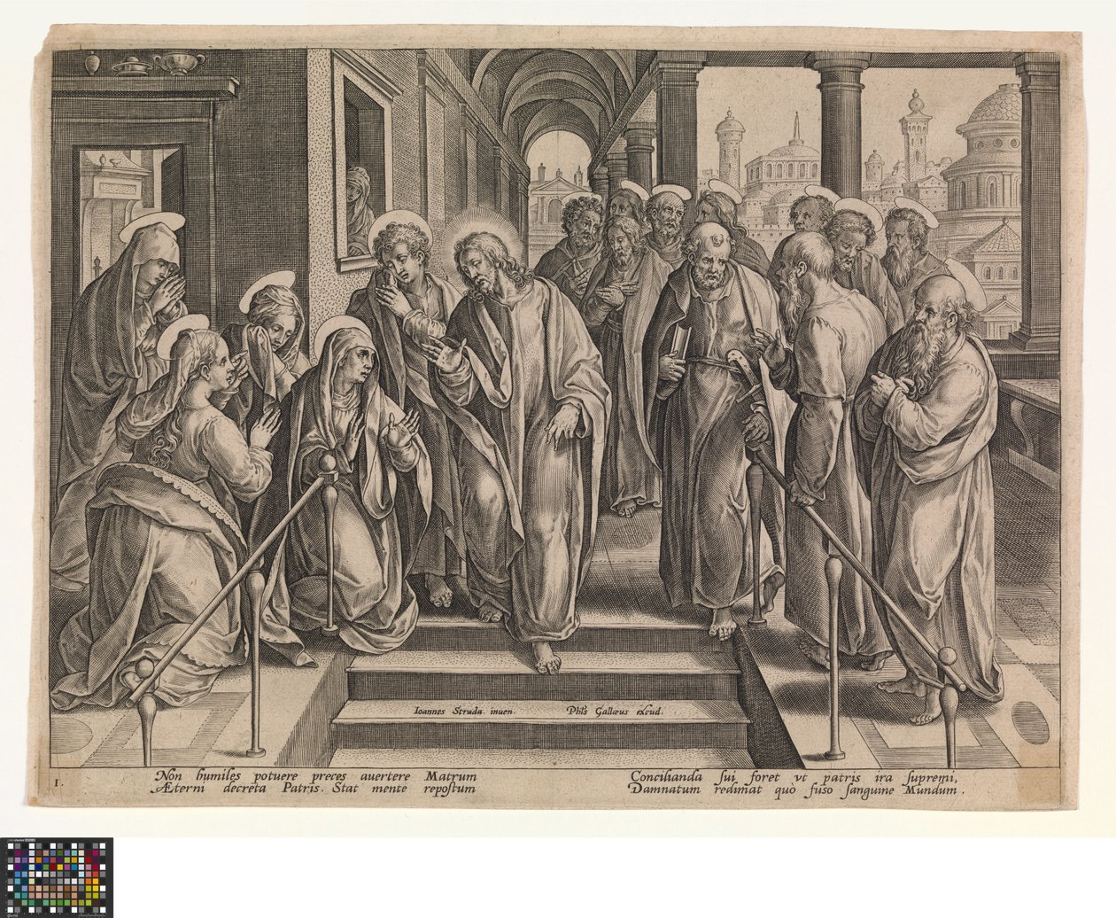 Krisztus megjövendöli szenvedését alkotó: Jan van der Straet
