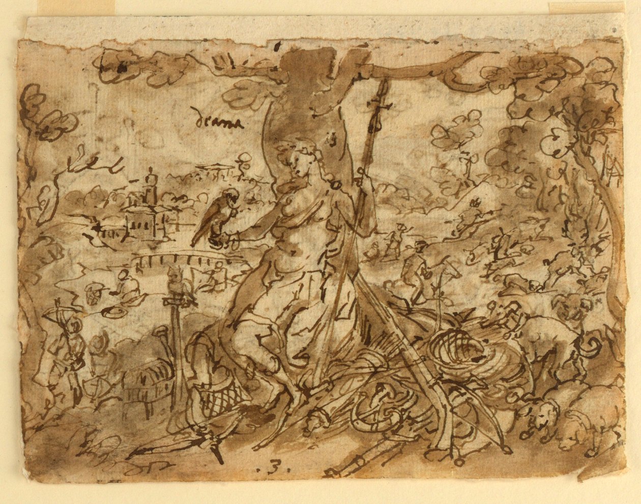 Diana (vadászat) alkotó: Jan van der Straet, called Stradanus