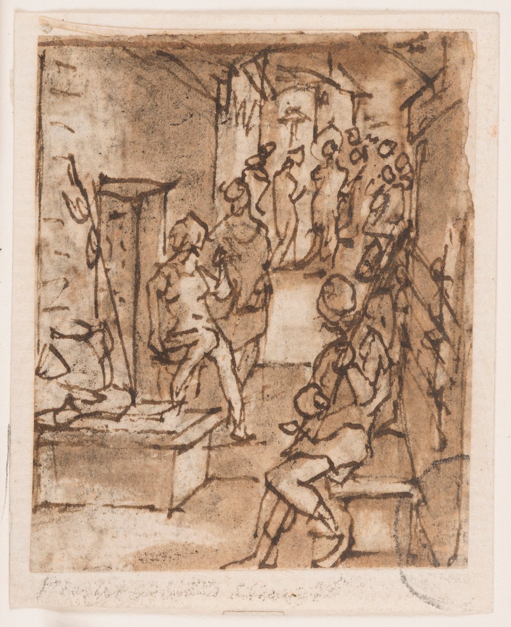 Korbácsolás (?) alkotó: Jan van der Straet, called Stradanus