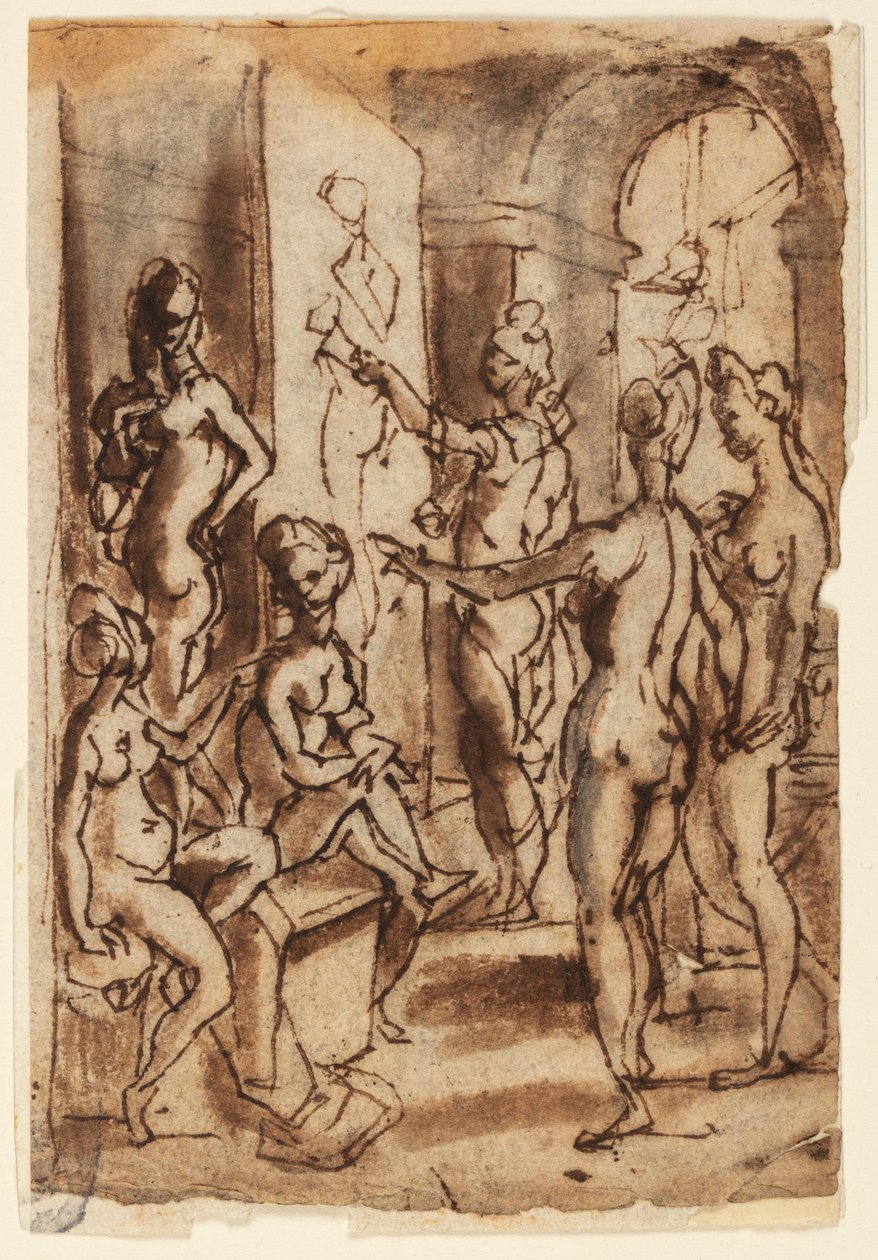 Zeuxis Helén festménye alkotó: Jan van der Straet, called Stradanus