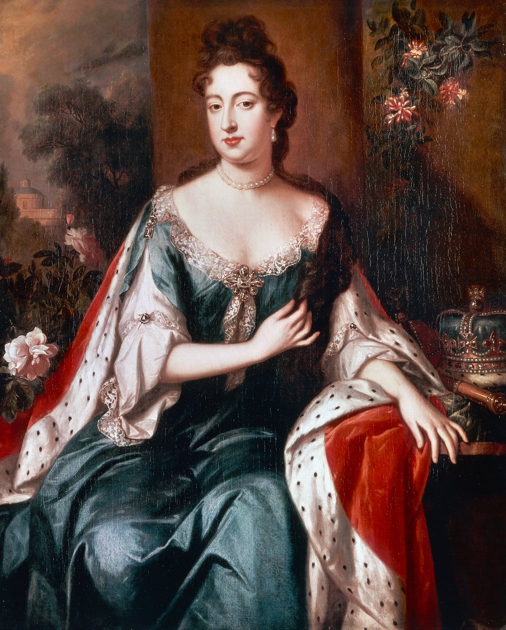II. Mária királynő, 1692-1694 körül (olaj, vászon) alkotó: Jan van der Vaardt