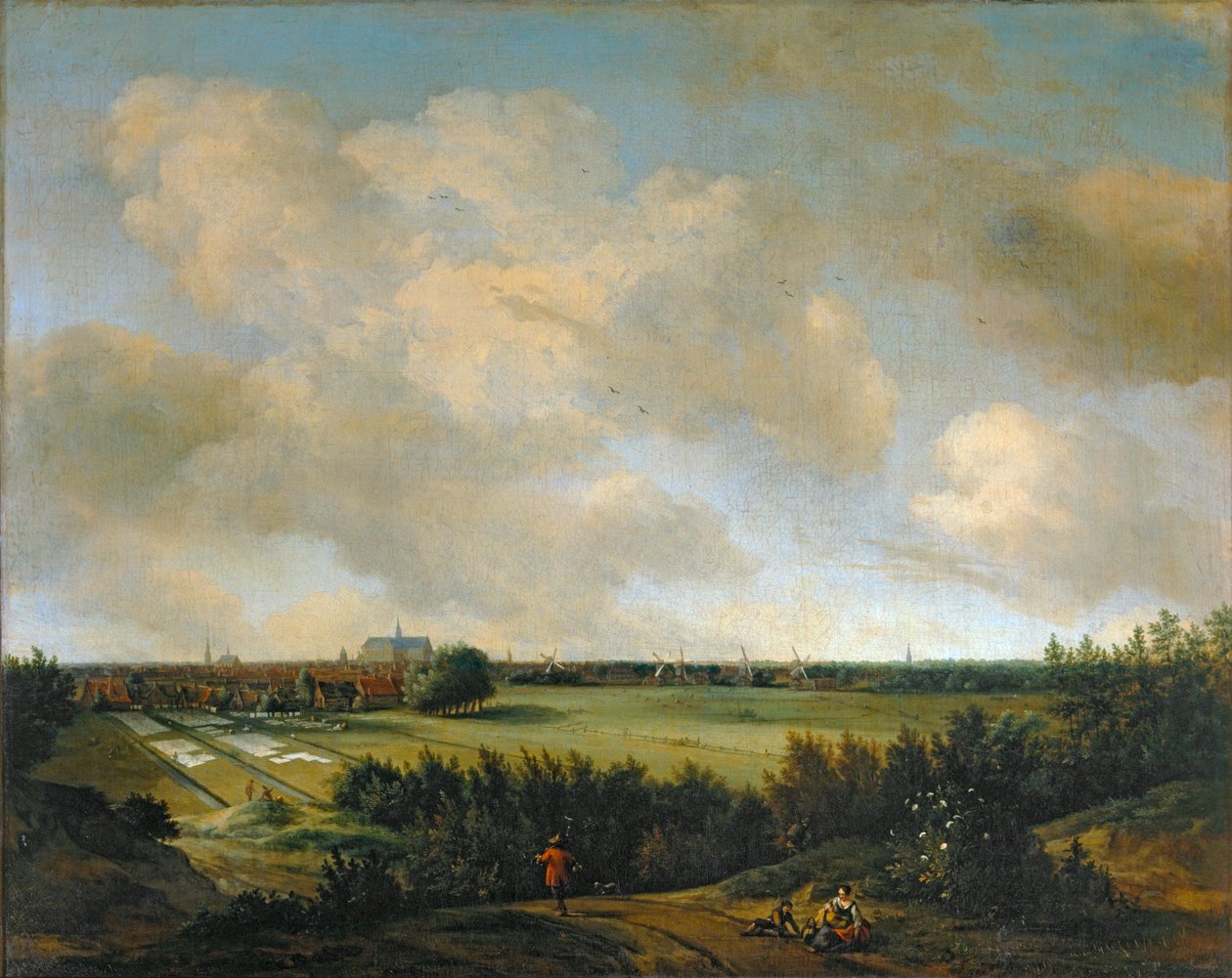 A Haarlem melletti Overveen mosónői ... alkotó: Jan van der the Elder Meer