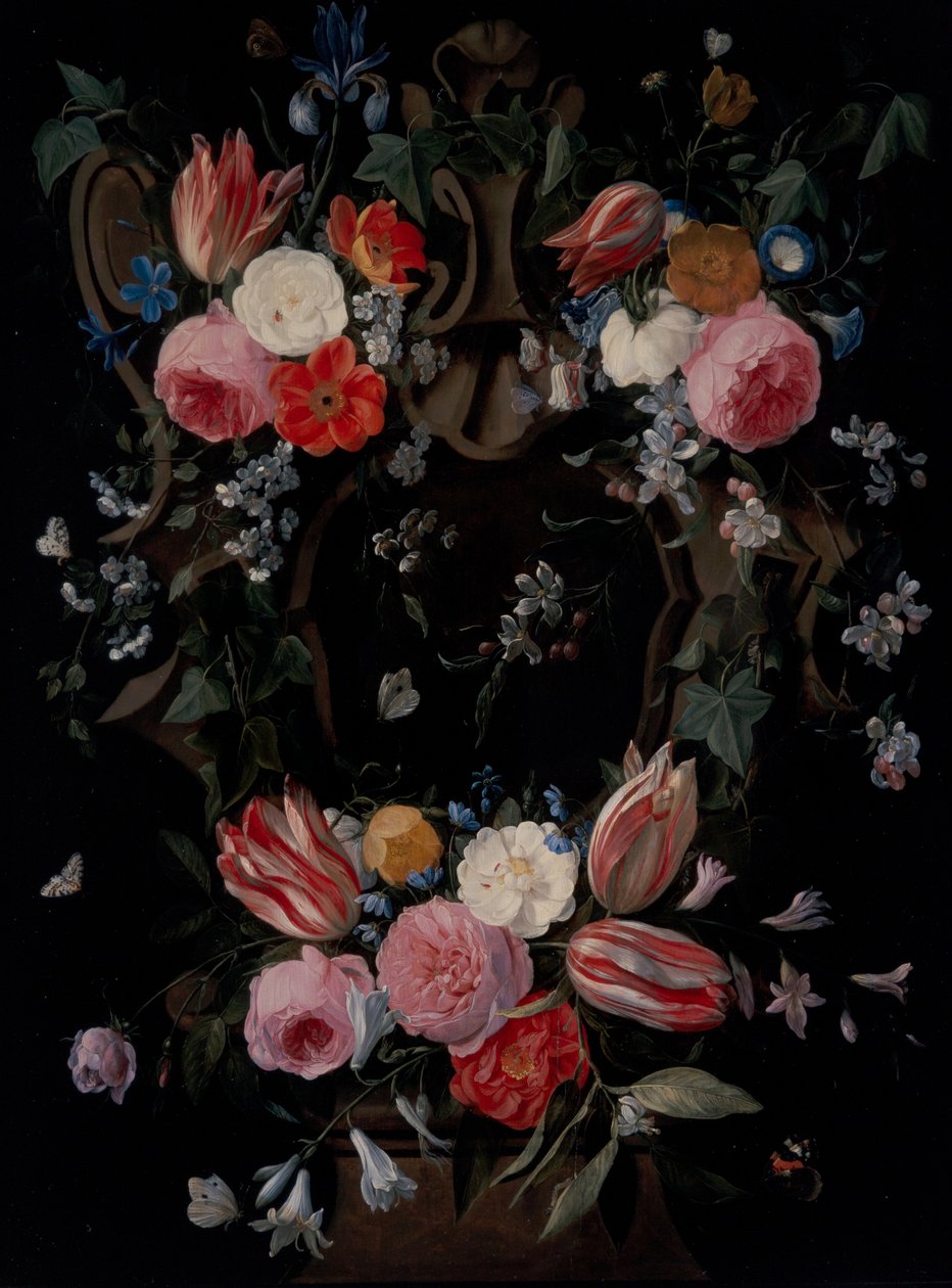 Virágfüzér alkotó: Jan van the Elder Kessel
