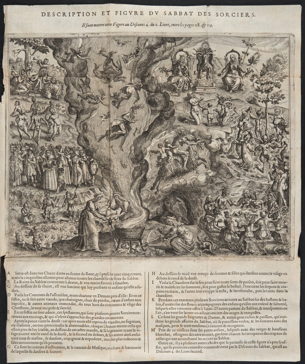 Részlet az A Witches Sabbath-ból, illusztráció a Tableau de L