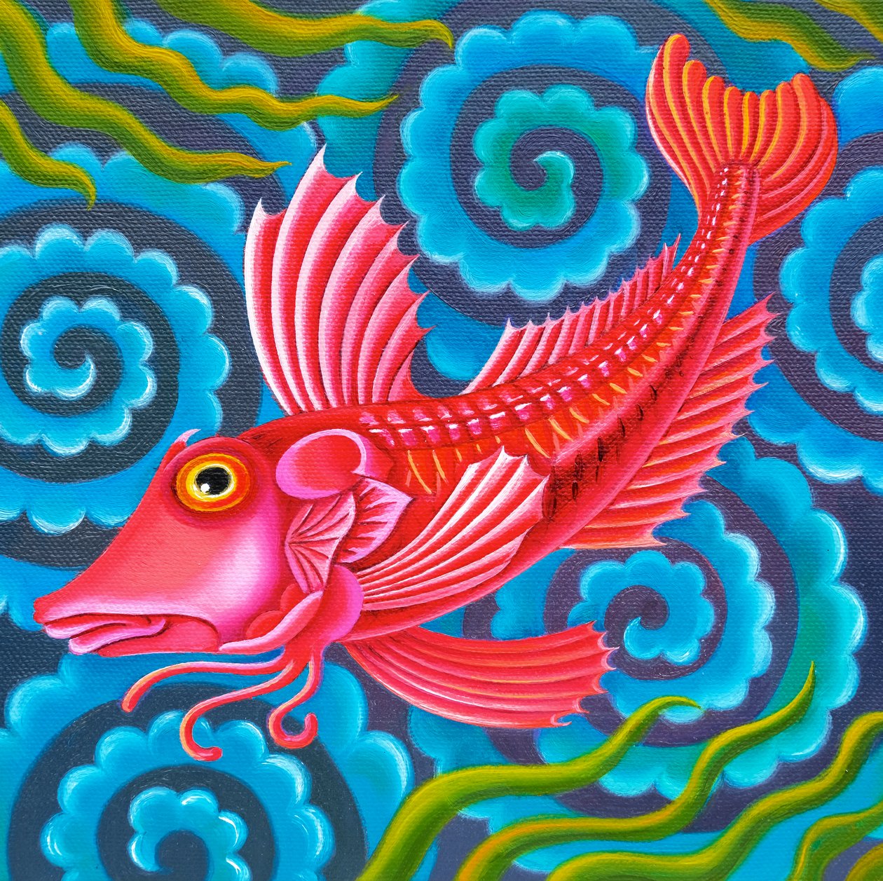 Gurnard hal, 2017, alkotó: Jane Tattersfield