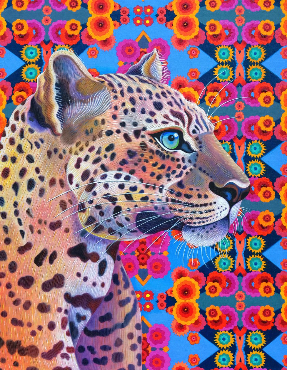 Leopárd, 2018, alkotó: Jane Tattersfield