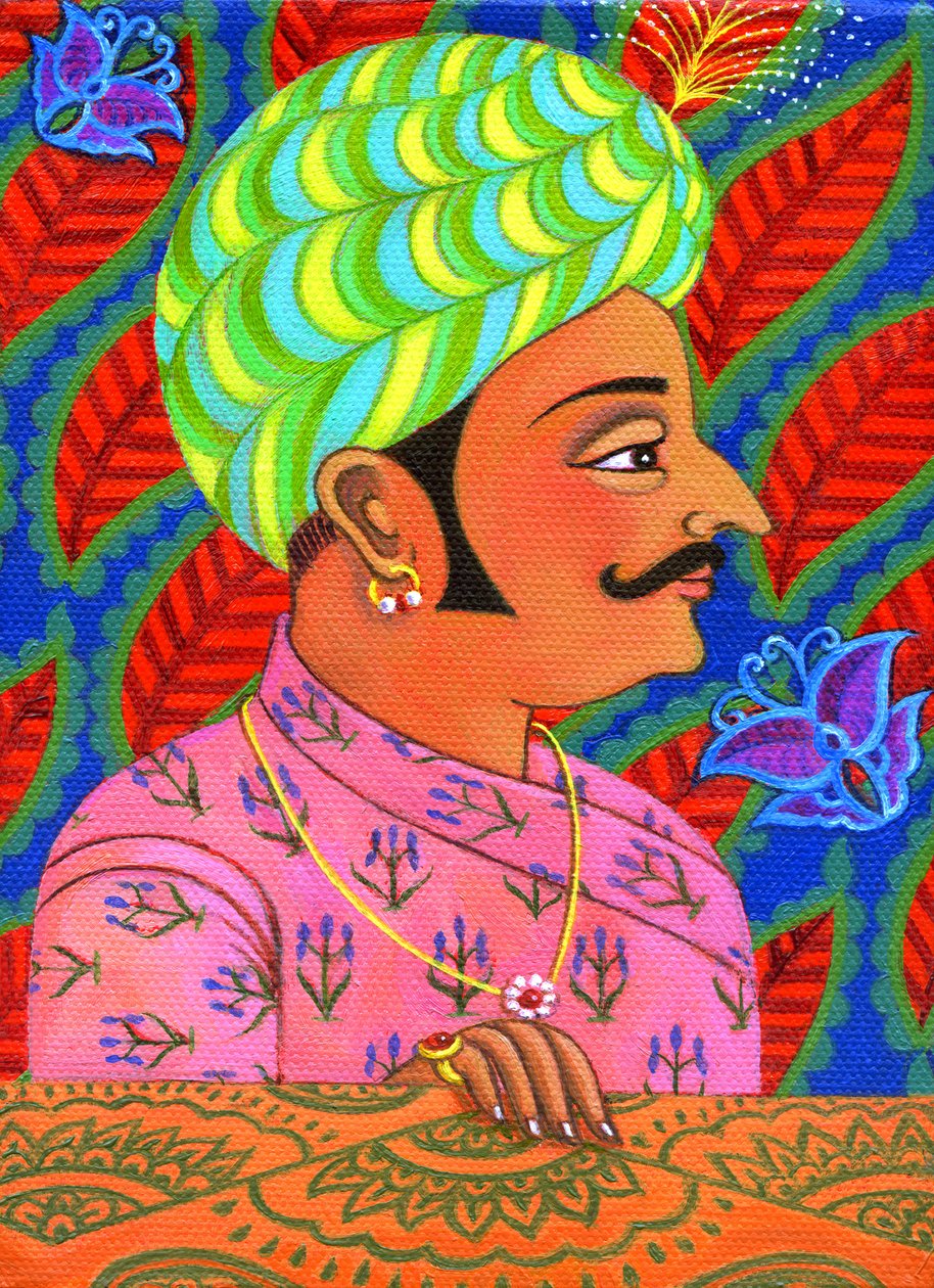 Maharaja pillangókkal, 2011, alkotó: Jane Tattersfield