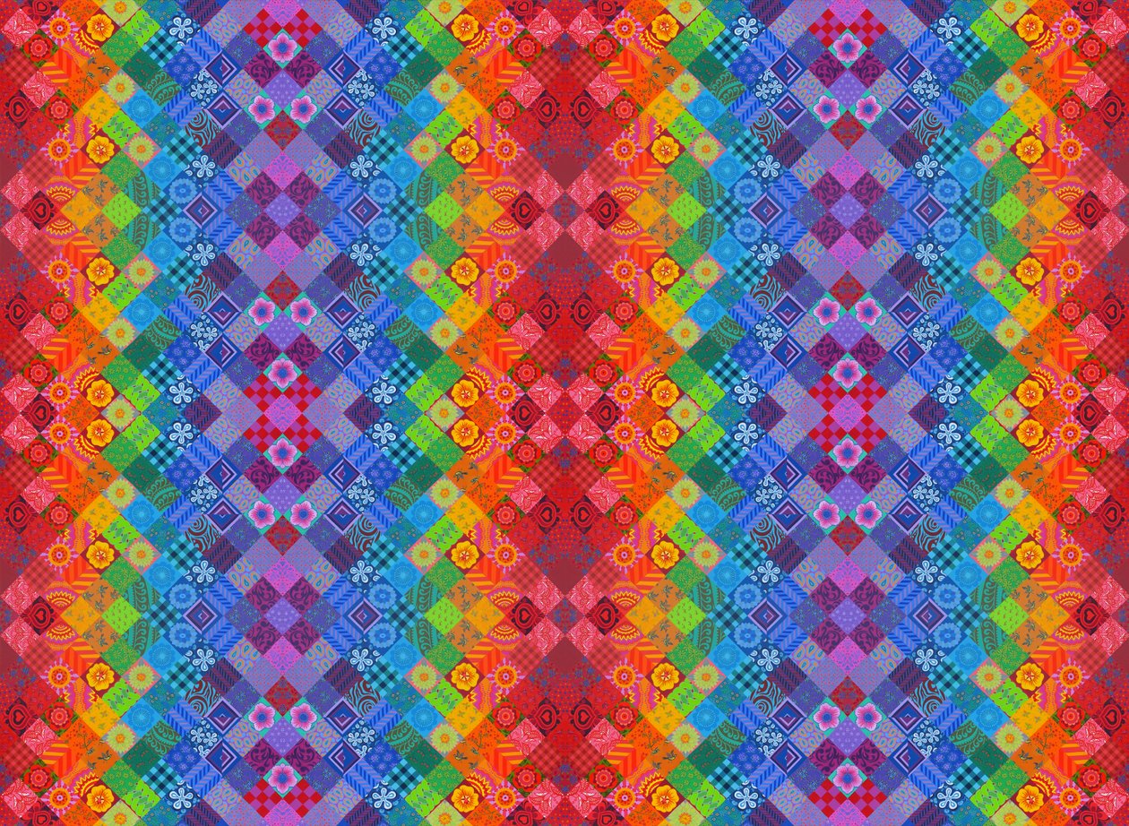 Painted Patchwork, 2013, alkotó: Jane Tattersfield