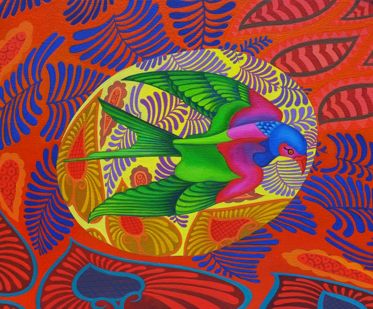 Fecskefarkú sárkány, 2012, alkotó: Jane Tattersfield