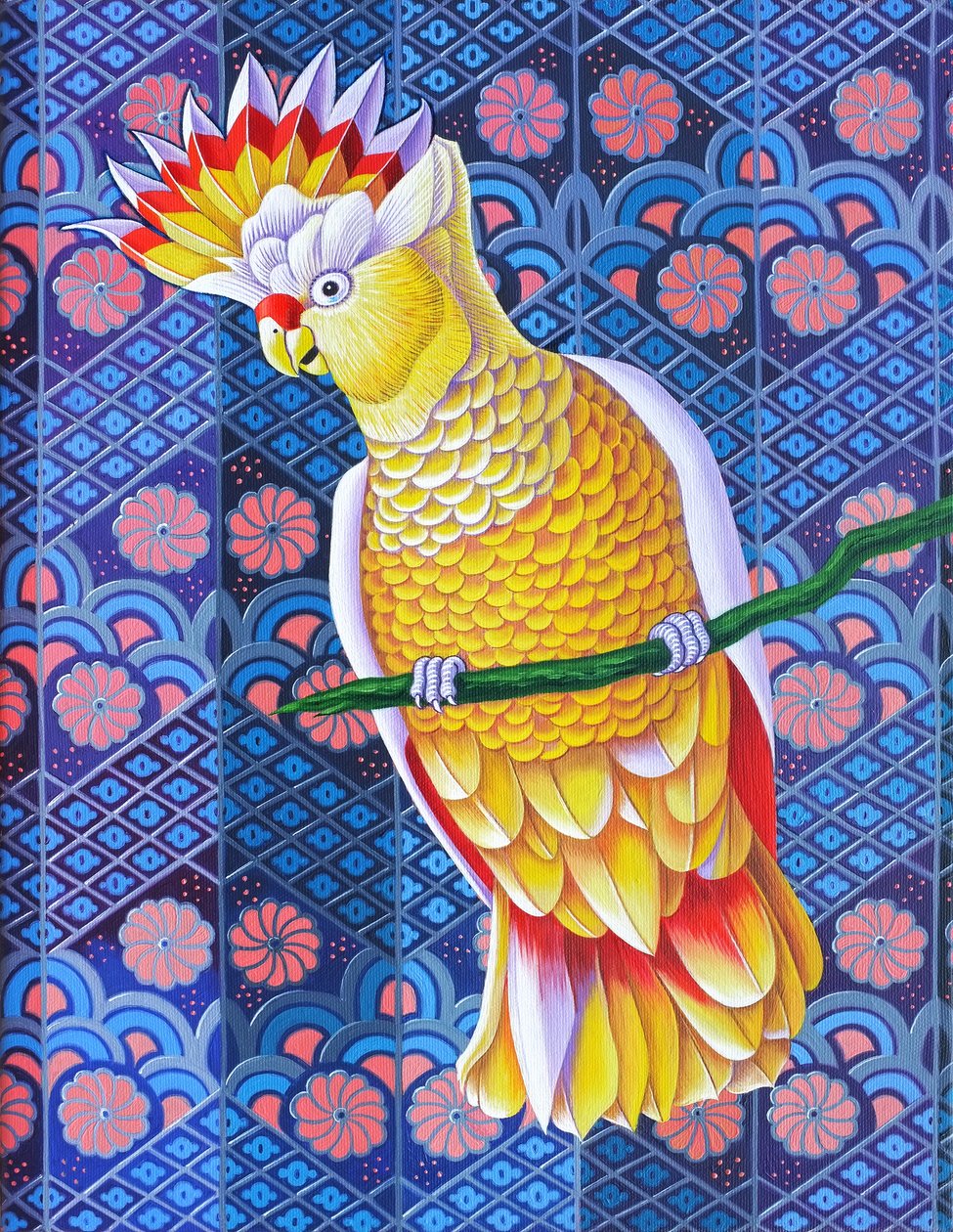 kakadu, 2016, alkotó: Jane Tattersfield