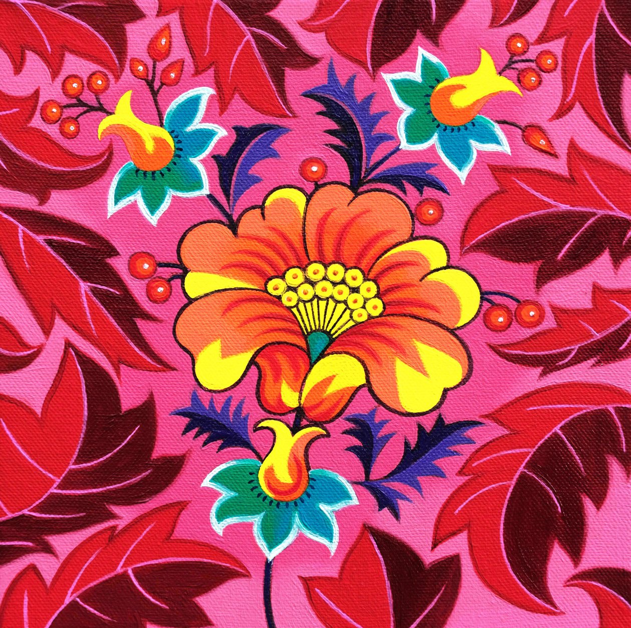 Hibiszkusz, 2020 alkotó: Jane Tattersfield