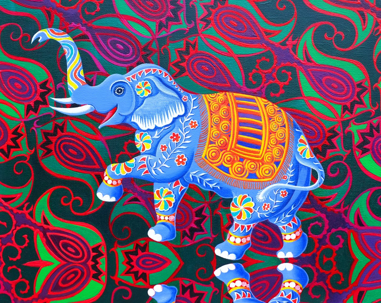 Indiai elefánt, 2016, alkotó: Jane Tattersfield