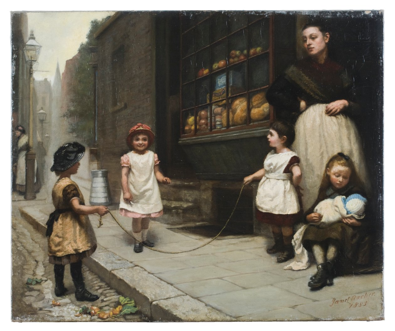 Az ugrálókötél, 1883 alkotó: Janet Archer