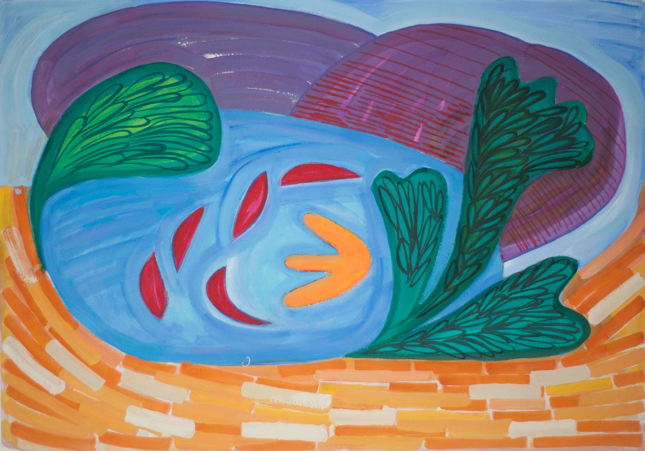 Loch Ardnamuchan, 2015 (akvarell és gouache) alkotó: Janet McKenzie