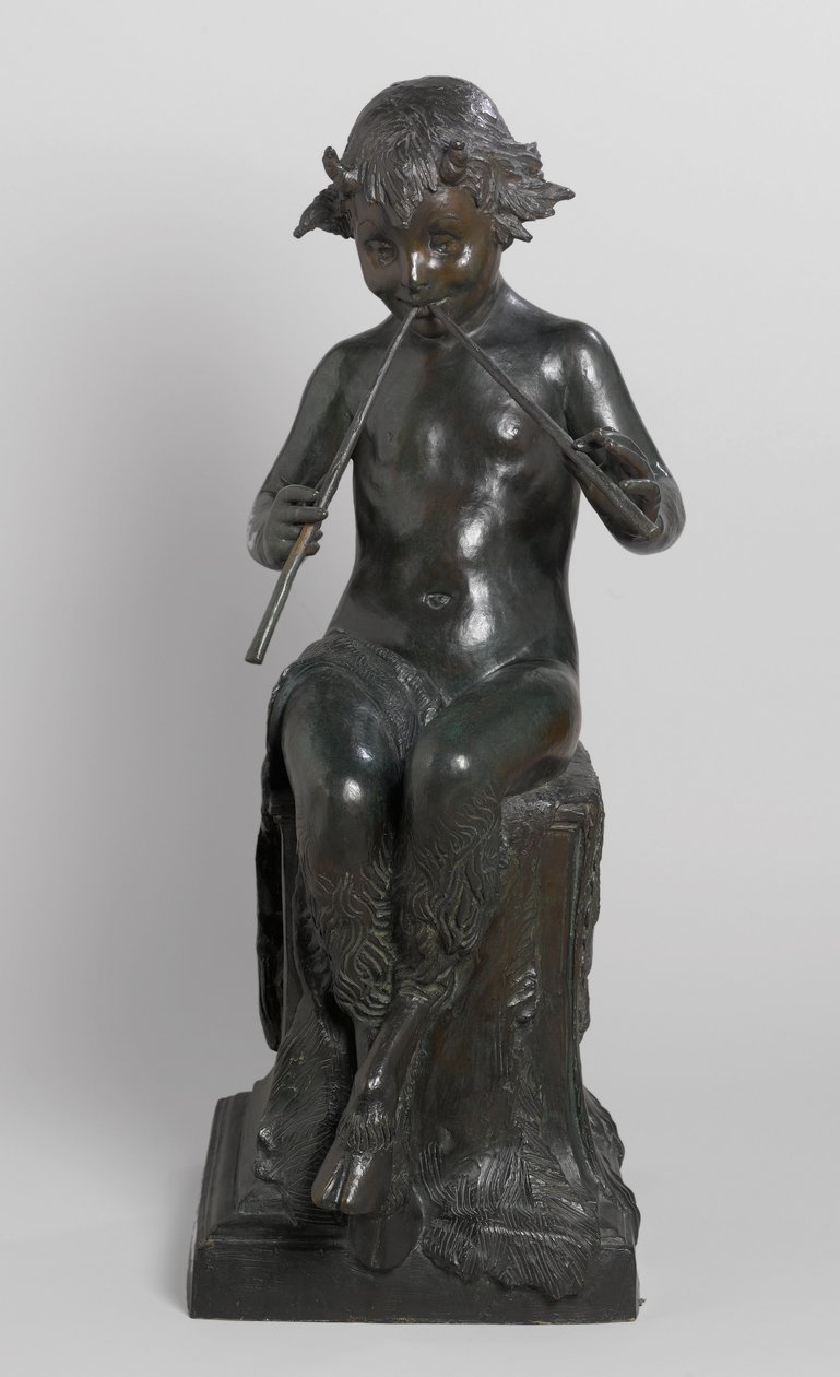 Ülő Faun alkotó: Janet Scudder