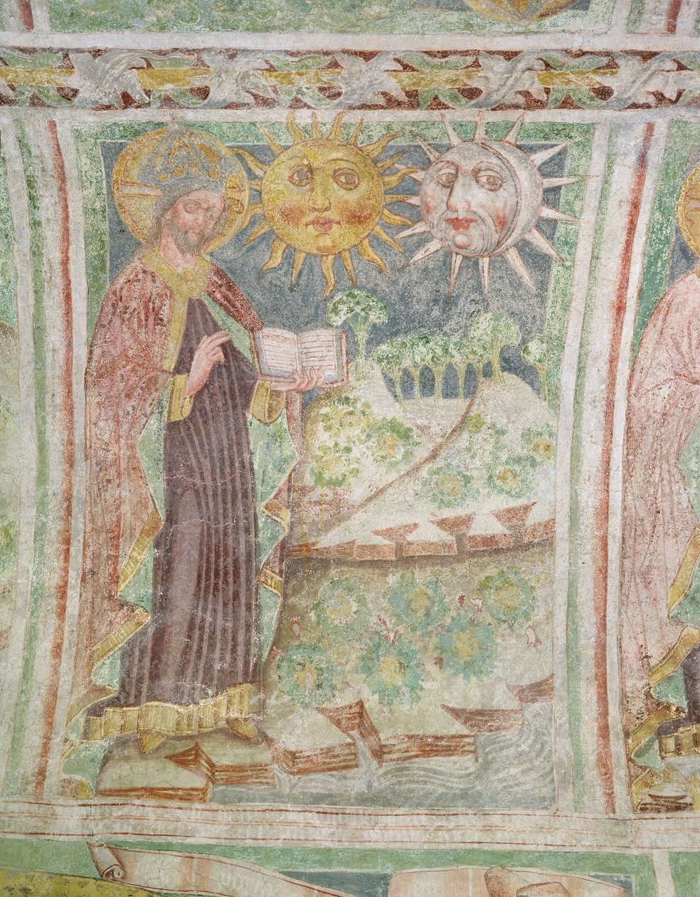 A Nap, a Hold és a csillagok teremtése, 1490 alkotó: Janez Kastav