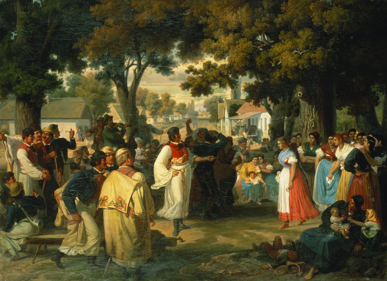 Belle of the Village felkérik egy táncra alkotó: Janos Janko