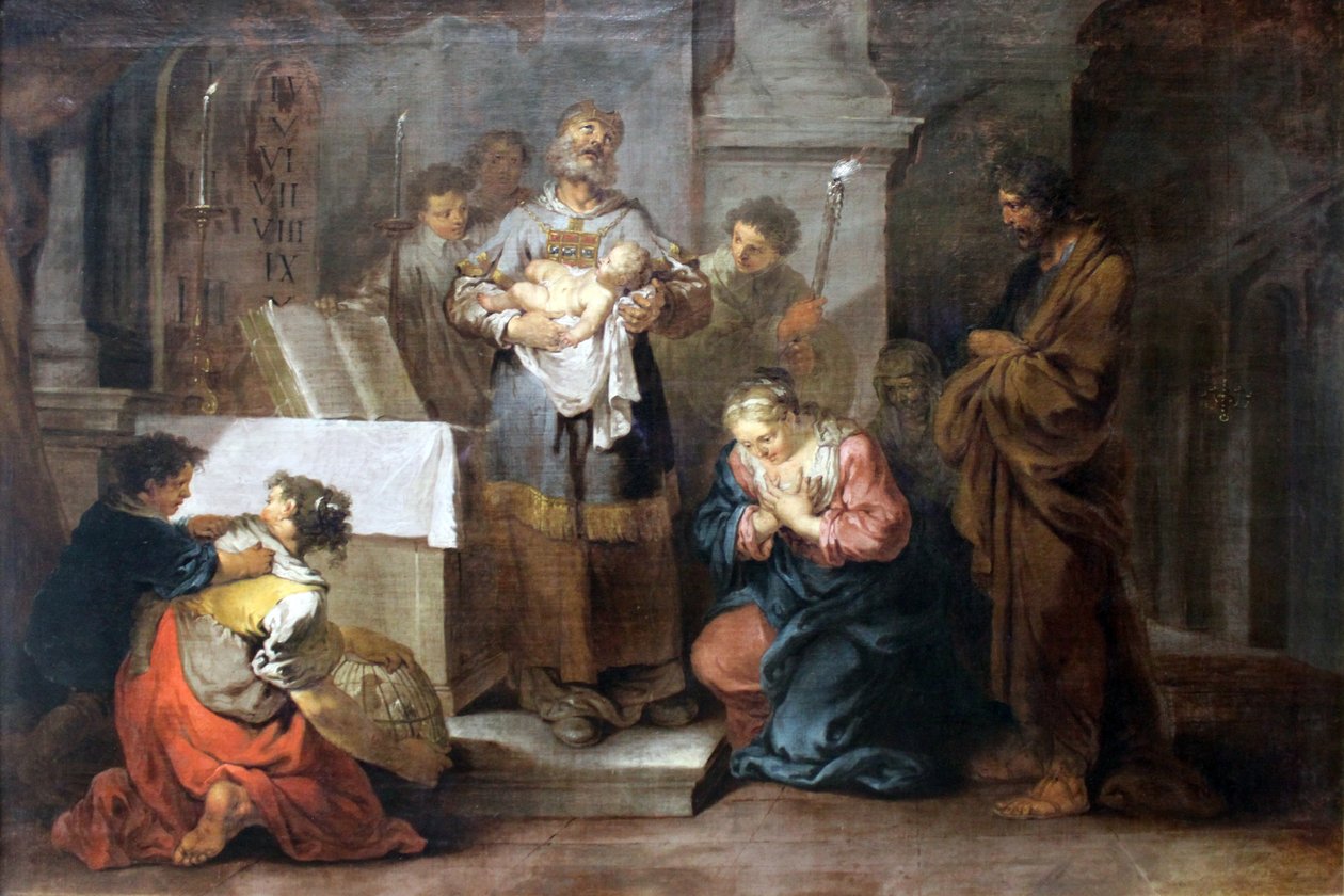 Bemutató a templomban alkotó: Januarius Zick