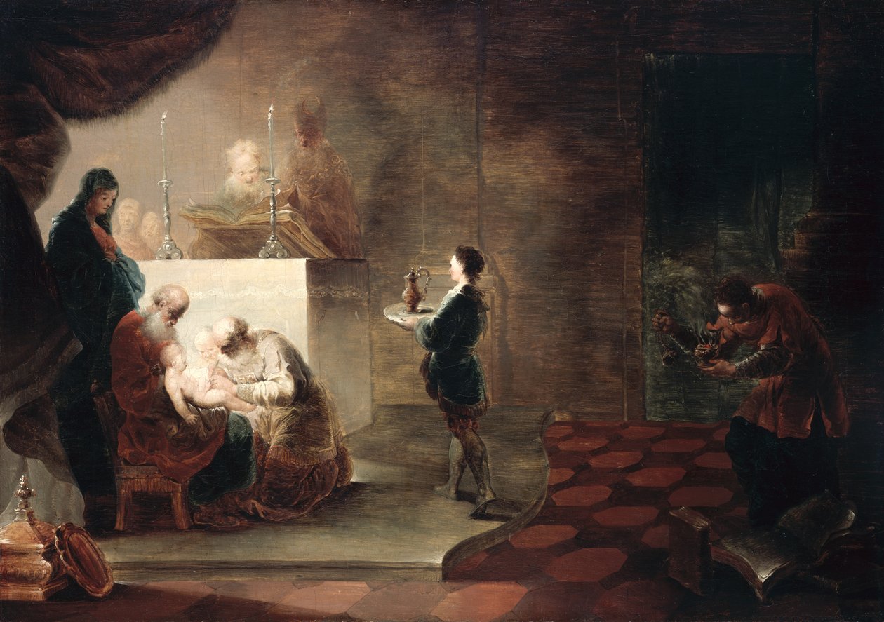 Krisztus körülmetélése, 1751 után alkotó: Januarius Zick