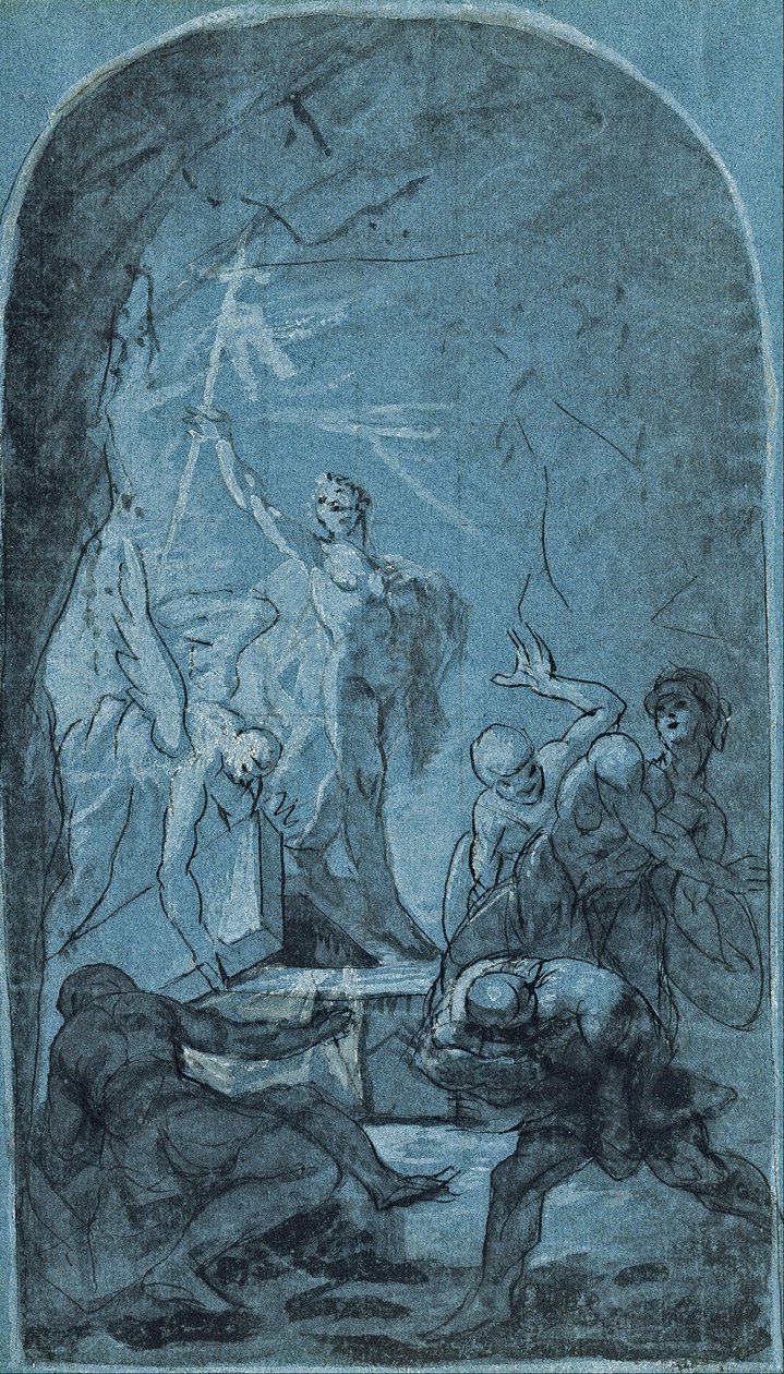 Krisztus feltámadása alkotó: Januarius Zick