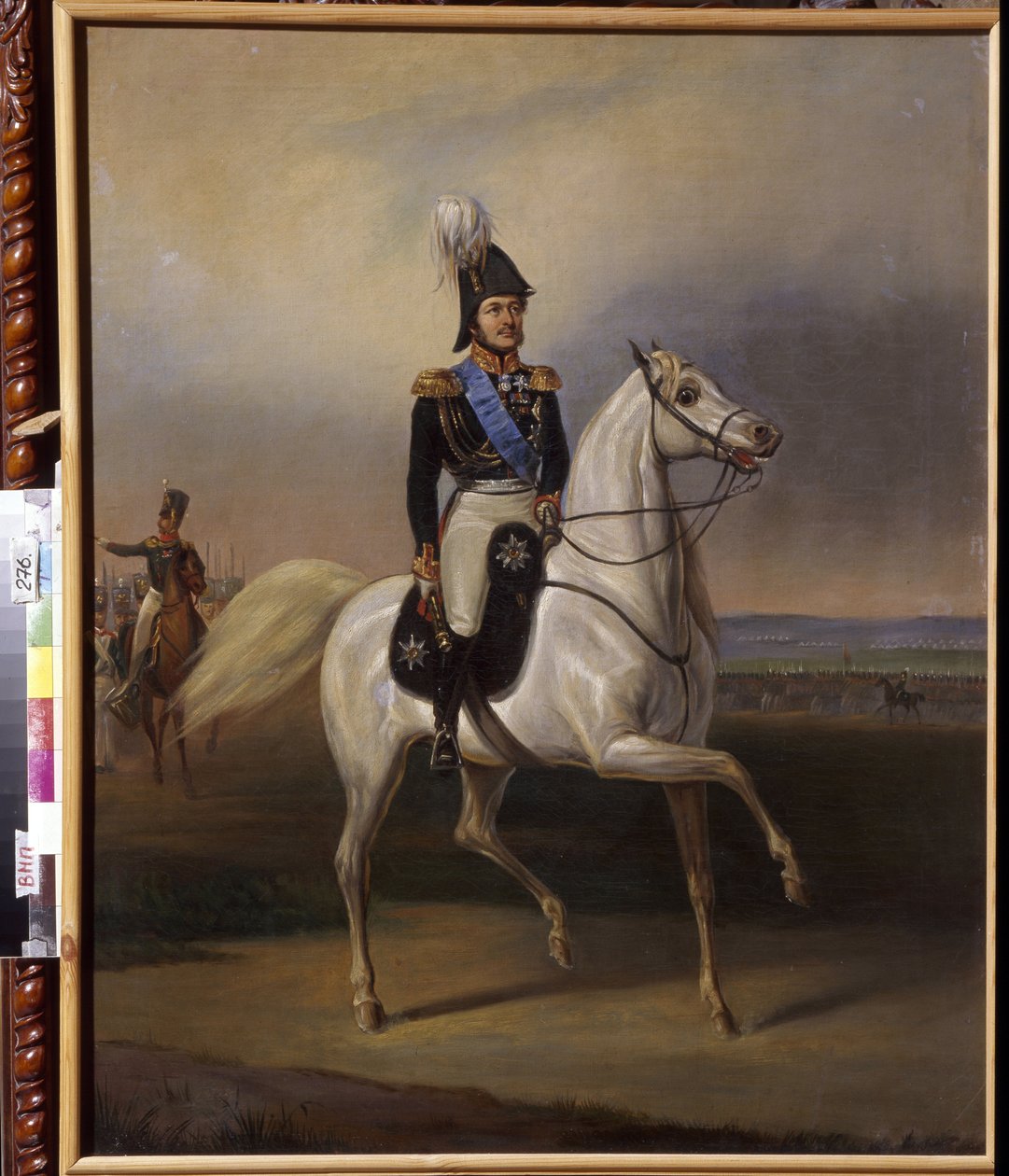 Ivan Fjodorovics Paskevics (1782-1856), Erivan grófja, Lengyelország alkirálya. (Iván Fjodorovics Paskevics, Erivan grófja, a Lengyel Királyság alkirálya). Janvier (Janvier) Suchodolski (1797-1875) festménye, olaj, vászon, 1830 körül. Lengyel művészet, kb. alkotó: January Suchodolski