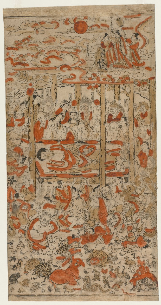 A Buddha Parinirvánája alkotó: Japan, Edo period