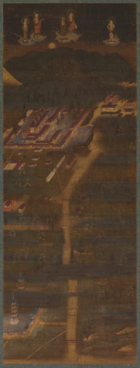 Kasuga szentély Mandala alkotó: Japan, Kamakura period