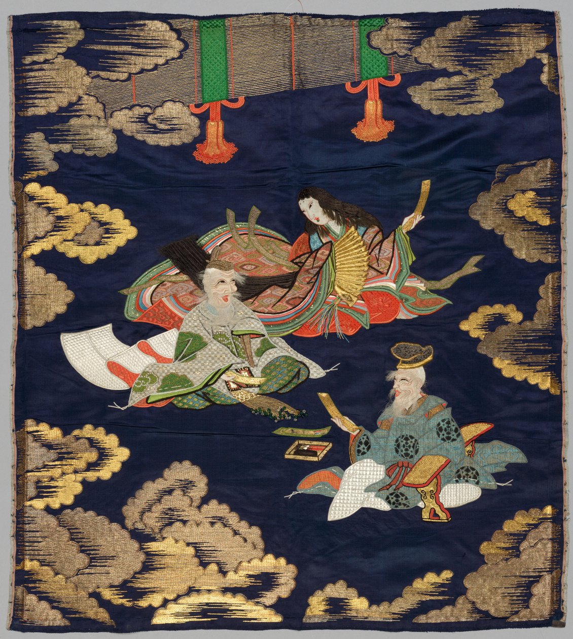 Hímzett Fukusa alkotó: Japan, late 19th early 20th century