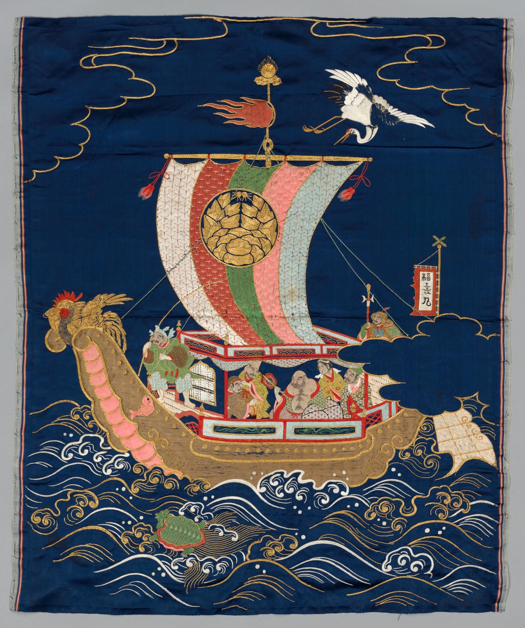 Hímzett Fukusa alkotó: Japan, late 19th early 20th century