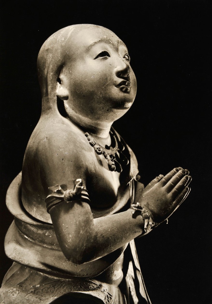 Kezelő, a 8. századból, Nara-korszak, Todaiji, Japán, 1950 alkotó: Japanese Photographer