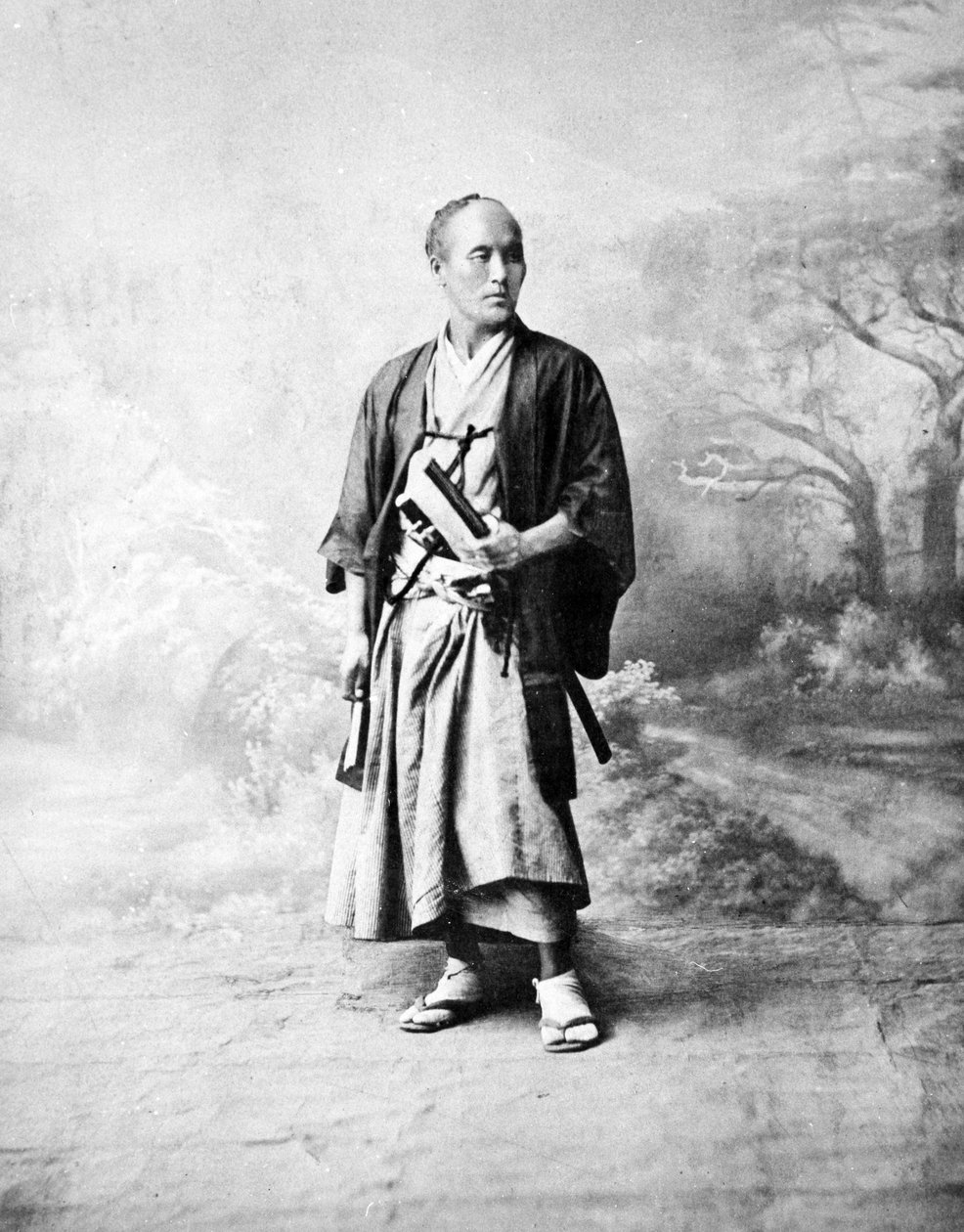 Szamuráj, 1860-as évek körül alkotó: Japanese Photographer