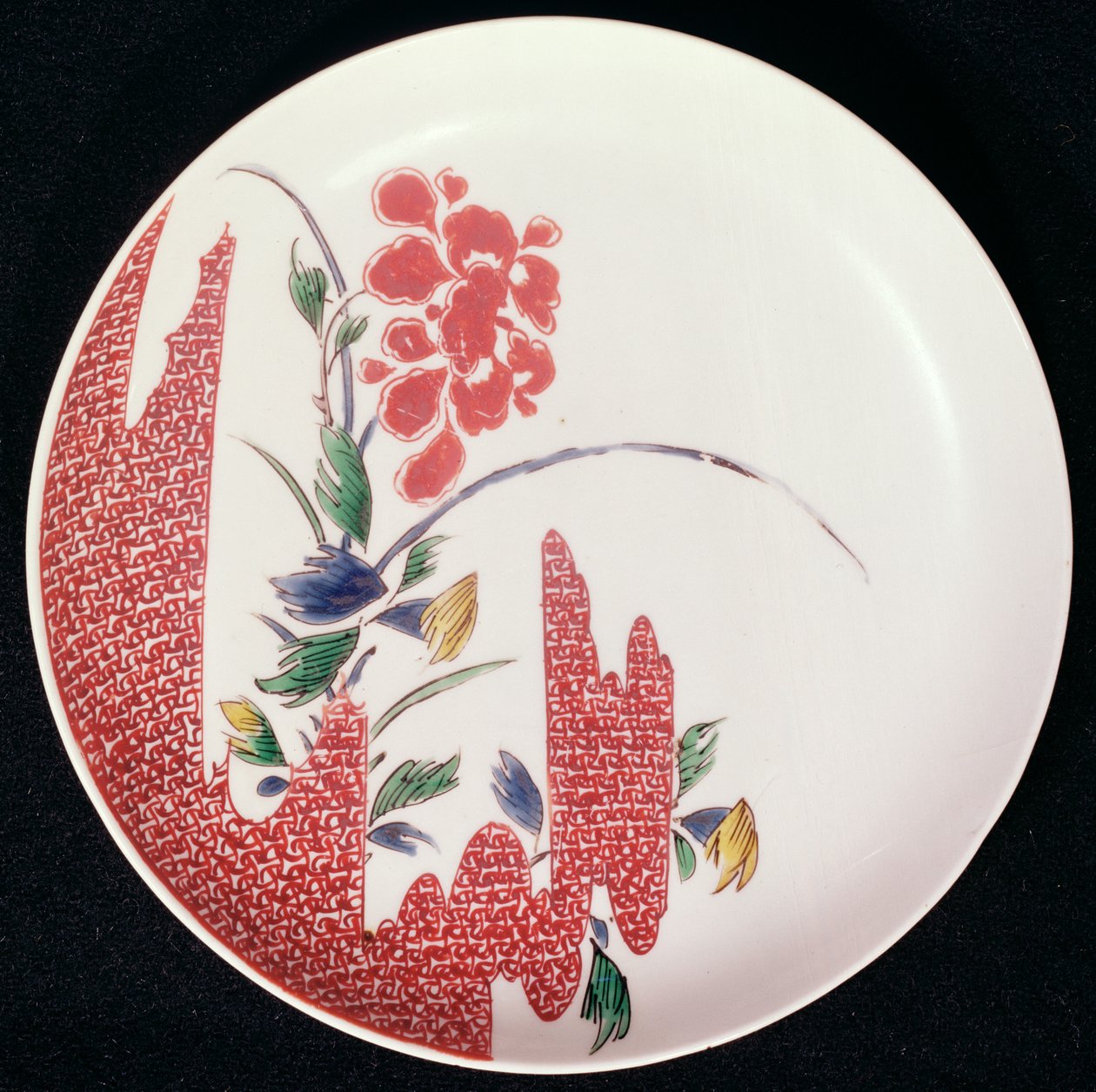 Nabeshima tányér, 1716-35 körül (porcelán) alkotó: Japanese School