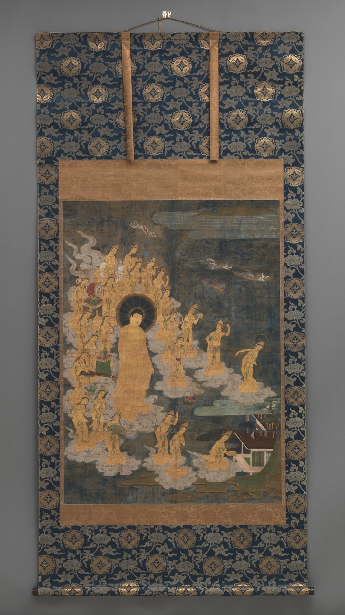 Amida ni Jugo Bodhisattva Laigo ábra alkotó: Japanese School