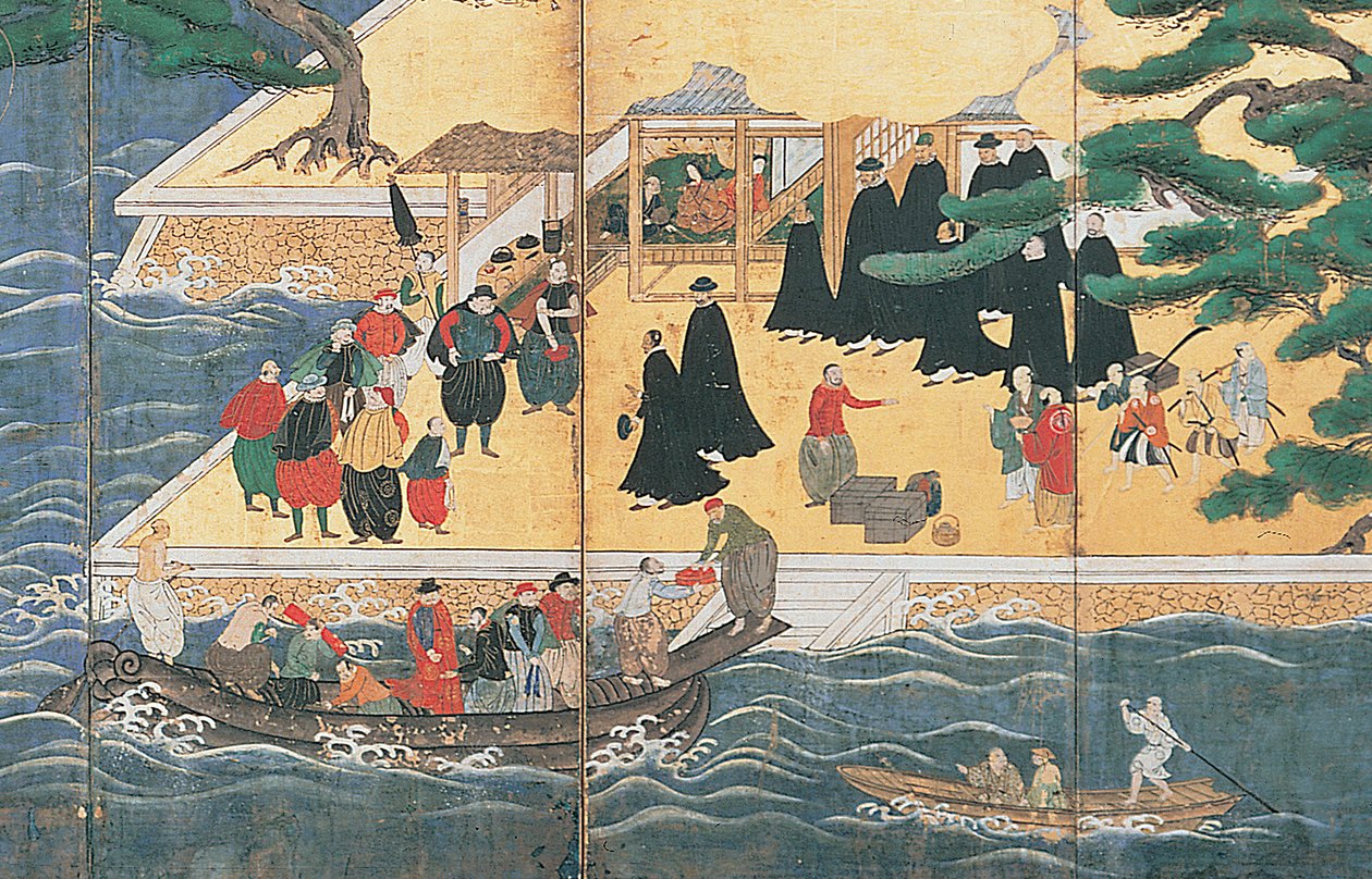 A déli barbárok érkezése alkotó: Japanese School