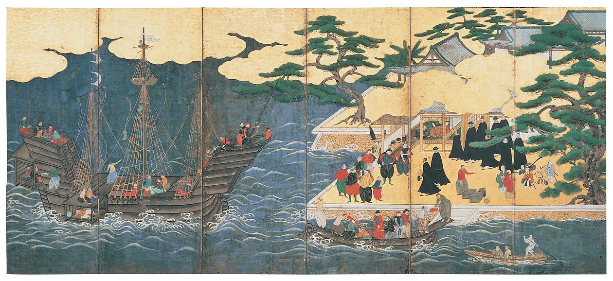 A déli barbárok érkezése alkotó: Japanese School