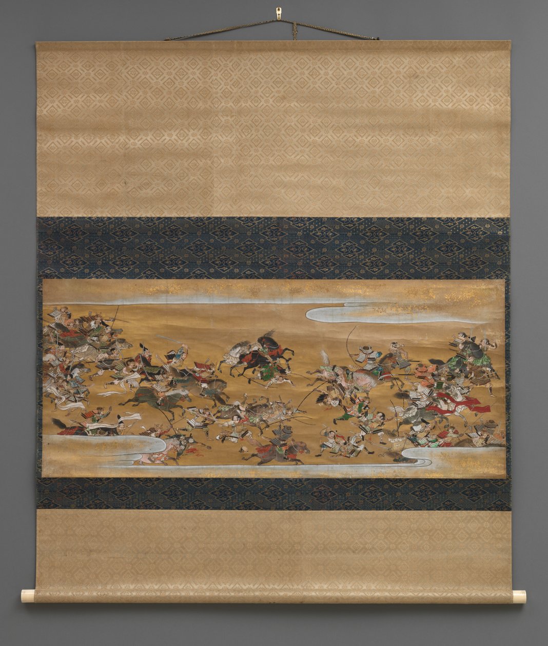 Csatajelenet a felhőkben (függő tekercs) alkotó: Japanese School